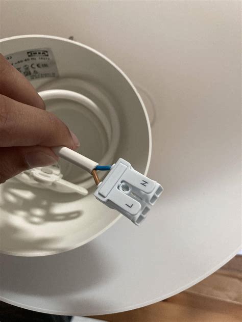 ikea light junction box|ikea light fitting wiring.